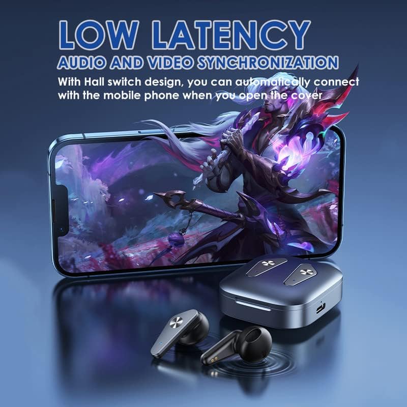 Miniatura 6 de Auriculares inalámbricos Bluetooth 5.2 para iPhone, Android, TWS, auriculares intraurales para deportes, entrenamiento, correr, gimnasio,