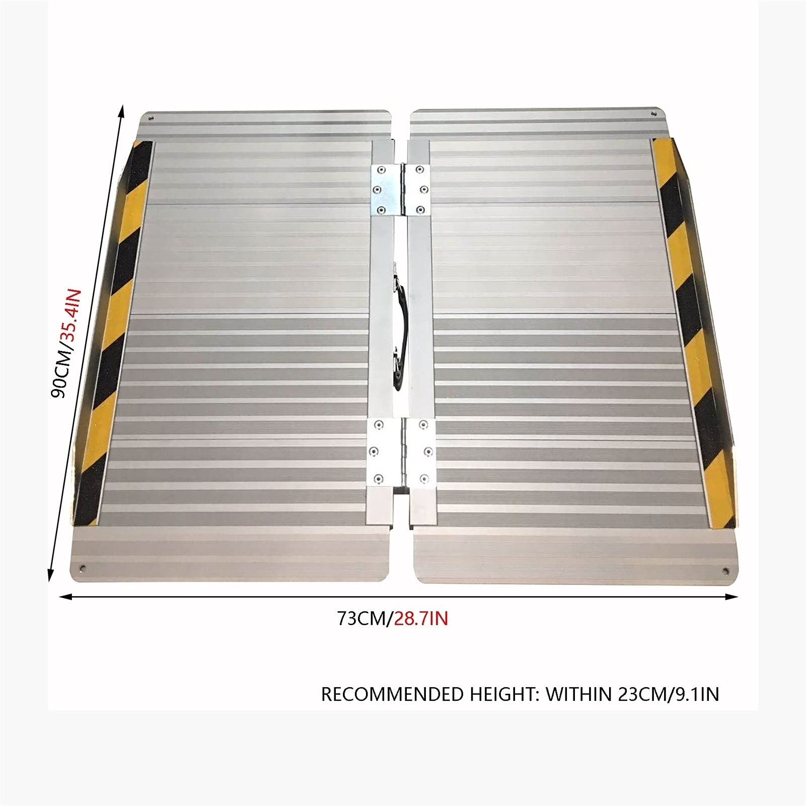 Rampa do krawężnika podjazdu, rampa progowa, aluminiowe rampy do schodów domowych, składana rampa dla wózków inwalidzkich, przenośna rampa progowa, dla osób niepełnosprawnych do drzwi skutera, nośność