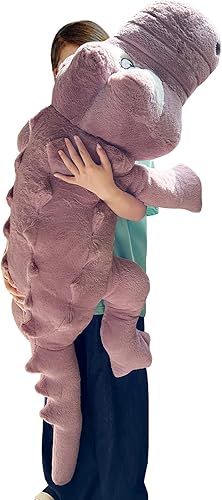 Vista 107 de Hofun4U Alligator Plush Pillow, 61 inch Alligator Stuffed Animal, Home Decoration Christmas Valentine’s Birthday Gift for Boys Girls Adults Kids