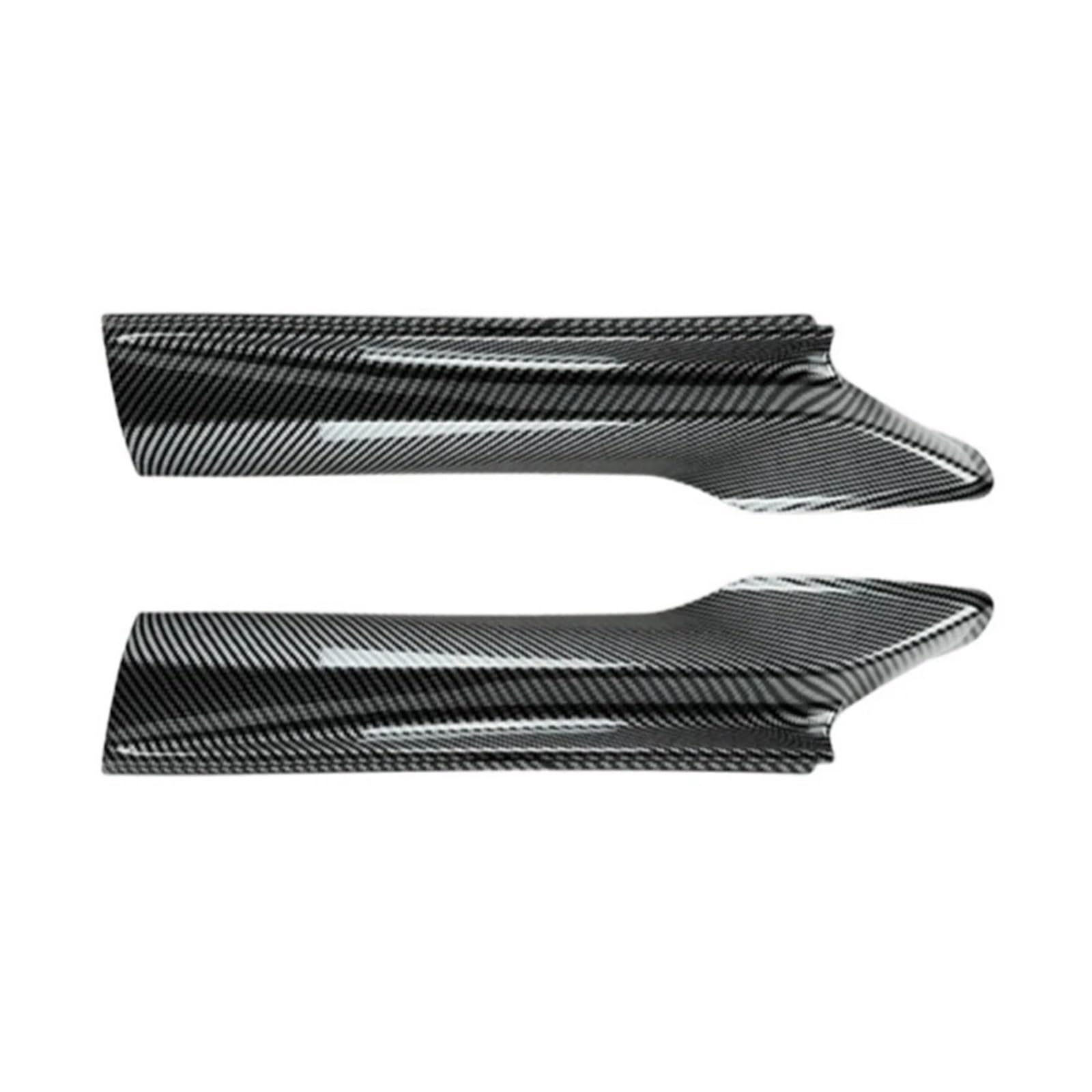 Spoiler dachowy Pasuje do F10 F11 M Sport serii 5 520i 530i przedni zderzak część rozdzielająca nakładki zderzaka Spoiler 2011-2017 1 para zestawy karoserii dyfuzora(Carbon fiber pattern)