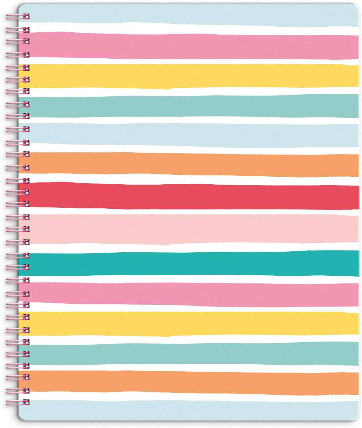 S&O Cute Spiral Notebooks College Ruled Spiral Notebook with Pockets