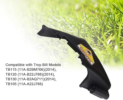 Miniatura 5 de KINTLE 731-07131 Canaleta de descarga lateral compatible con Troy-BuiltMTDCraftsman cortacésped  Pin y resorte están incluidos