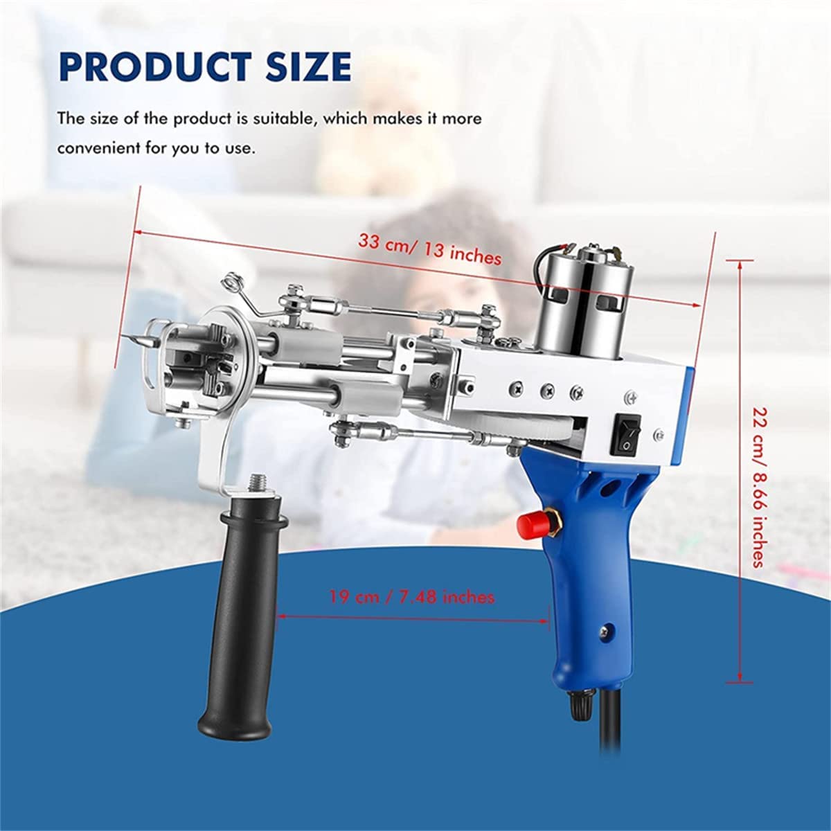 Amazon｜電気カーペット織機タフティングラグガンハンドヘルド