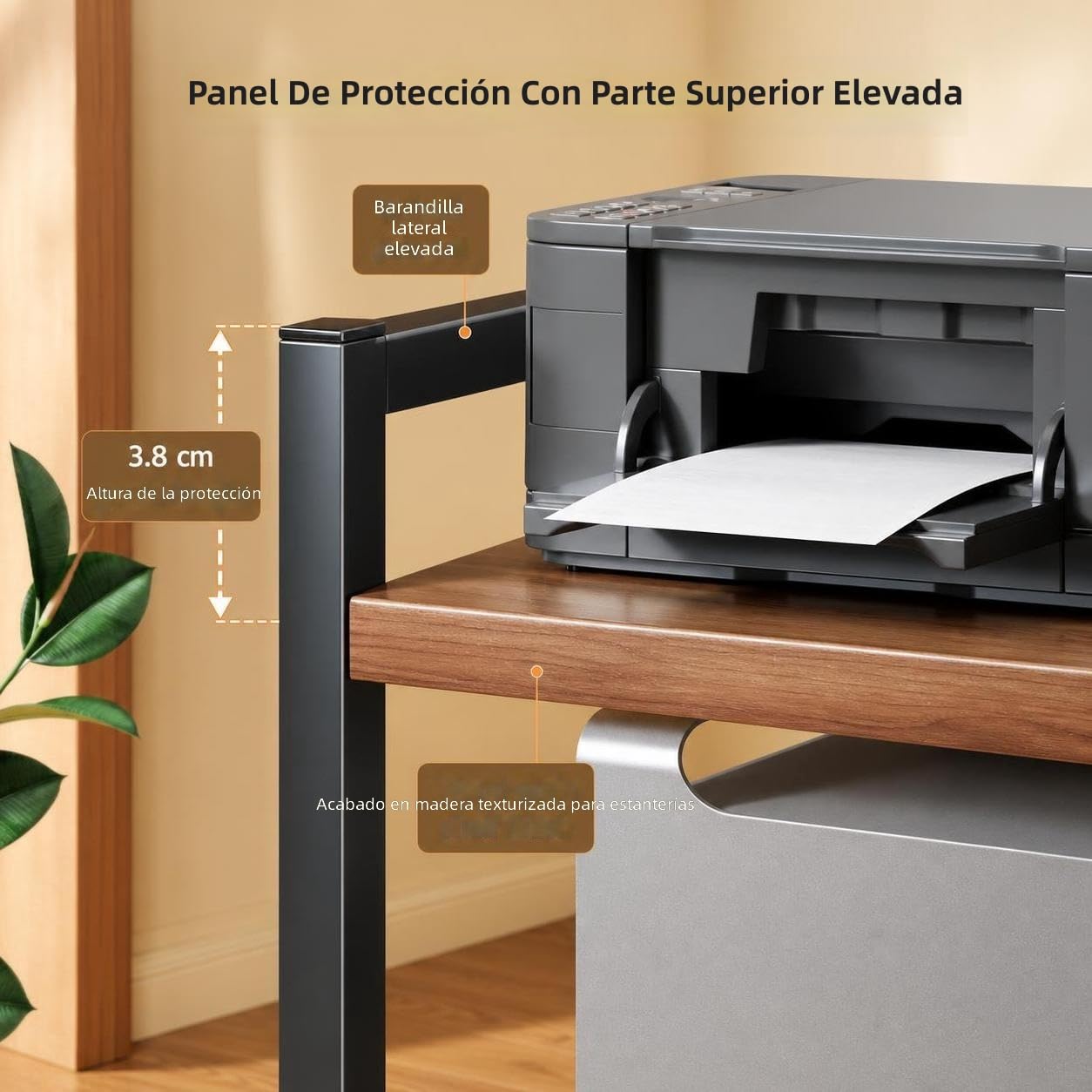 Mobile Multi-Livello in Legno Massello per HiFi Audio, Supporto per Amplificatore e Altoparlanti, Mobili per Soggiorno e Home Theater