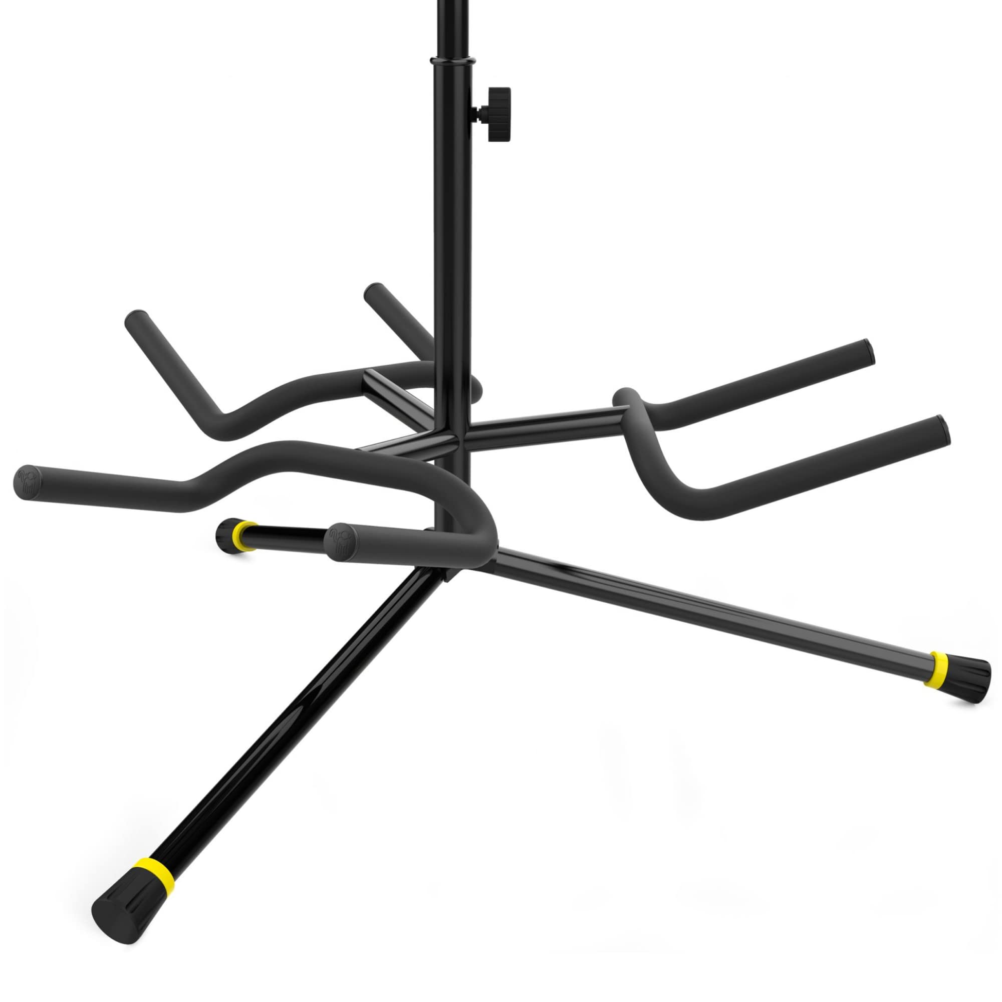 MONKEY LOOP Triple Prime - Universale Stand per 3 Chitarre o Bassi - Supporto da Terra per Chitarra Elettrica, Acustica e Basso Elettrico - Struttura Robusta - Regolabile in Altezza e Pieghevole