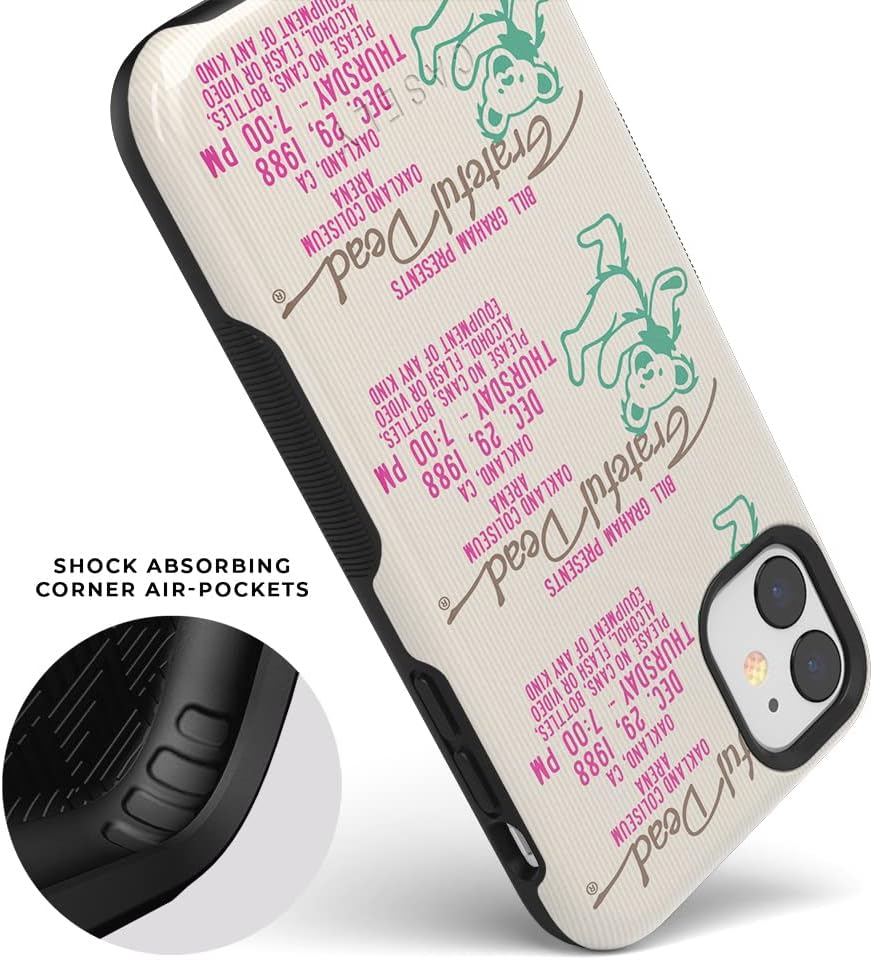 Casely iPhone 11 Case | Miracle Ticket | Grateful Dead Vintage | Bold Protective Design