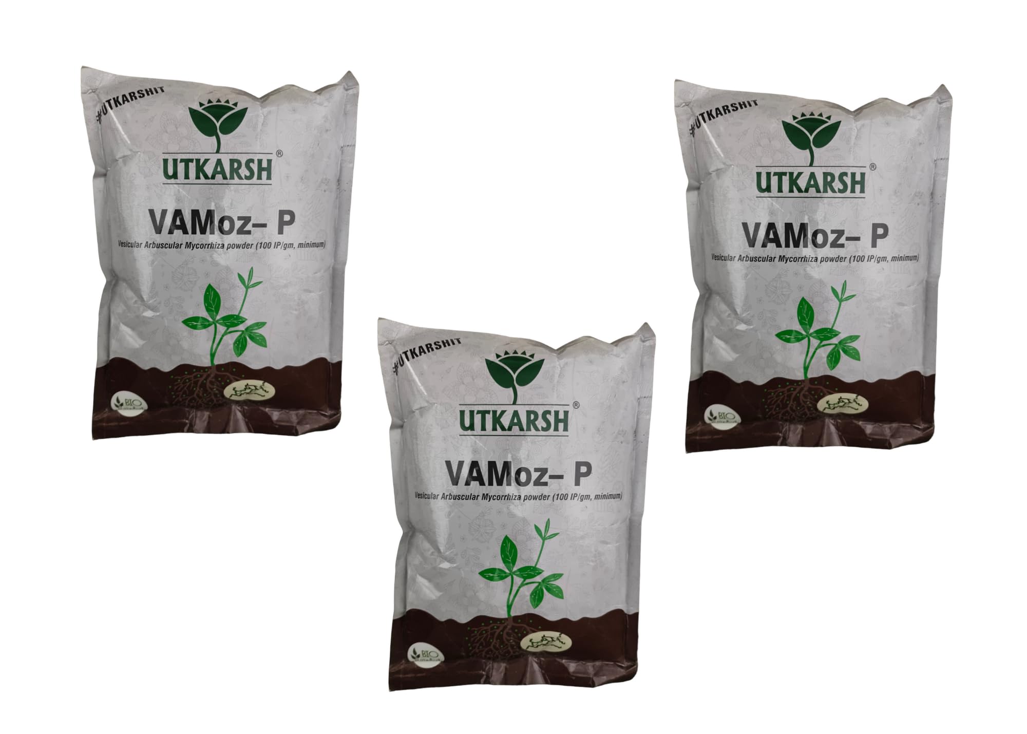 Utkarsh VAMoz-P (Mycorrhiza with 100 IP/gm) BioFertilizer for Vigorous Stem Girth, Enhances Nutrient Absorption, Water Uptake, Promotes Healthy Plants & Soil Aeration (2.7 Kg; Pack of 3 of 900 gm) (B0D3LM7711) Amazon Price History, Amazon Price Tracker