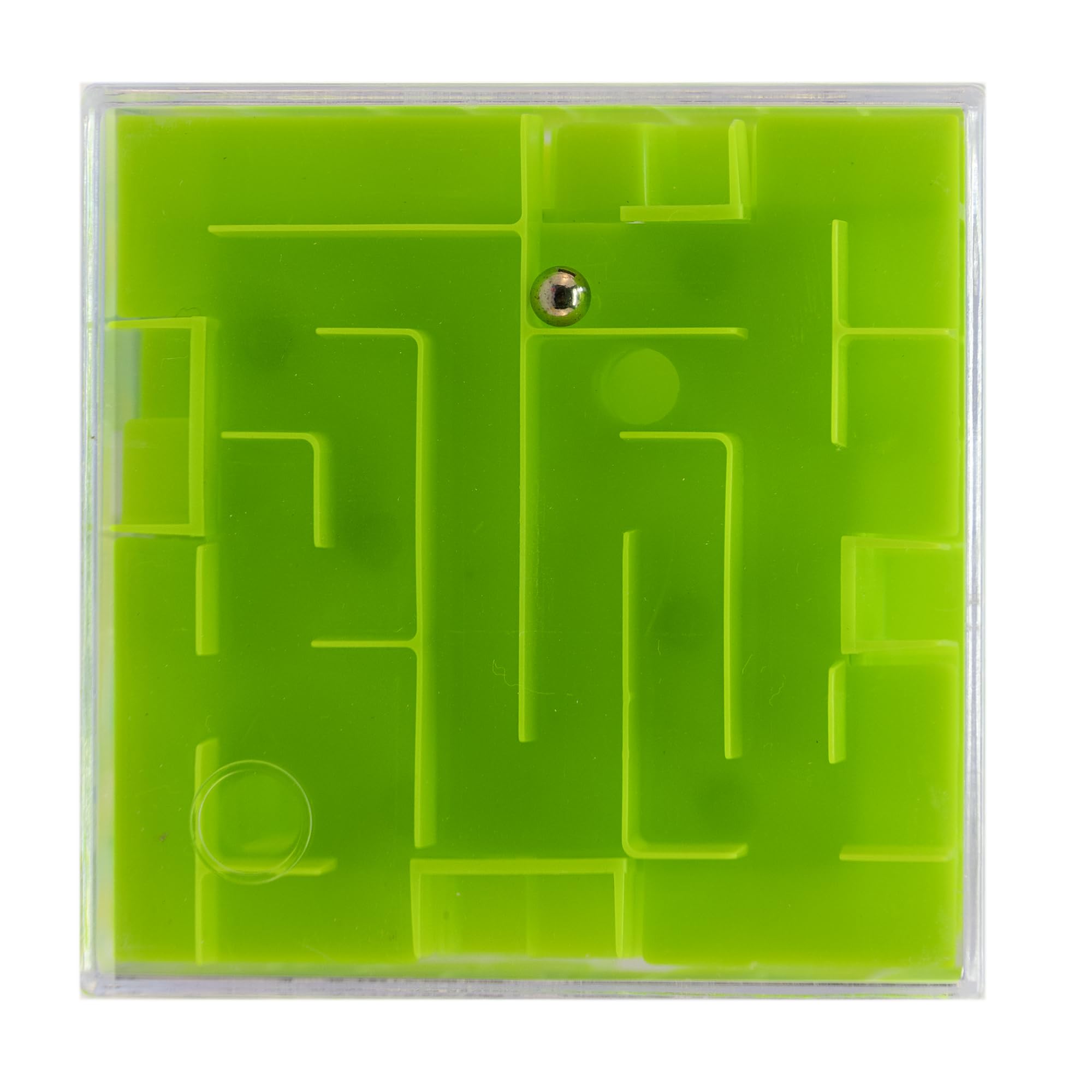 3D Labyrinth Würfel Puzzle - Großes Denkspiel Für Kinder & Erwachsene 8,5cm