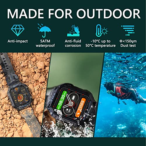 image for WATCHSDV Smart Watch for Men, Women 2023 1.91 inch HD Waterproof IP68 