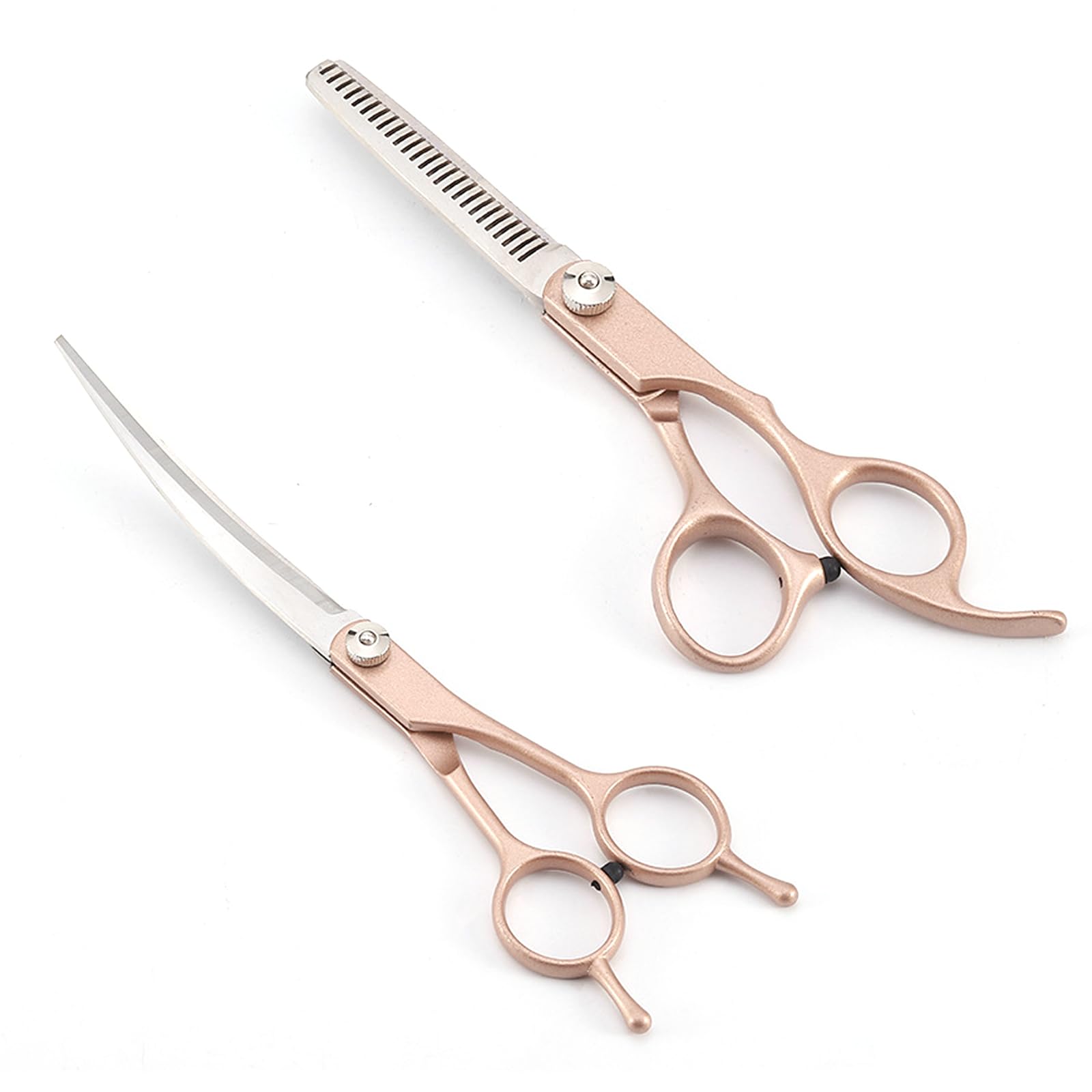 DEZP 2 PCS tijeras para perros tijeras curvas para perros tijeras perros cortar pelo tijeras cortar pelo perros tijeras perro tijeras peluqueria canina peluquería gato