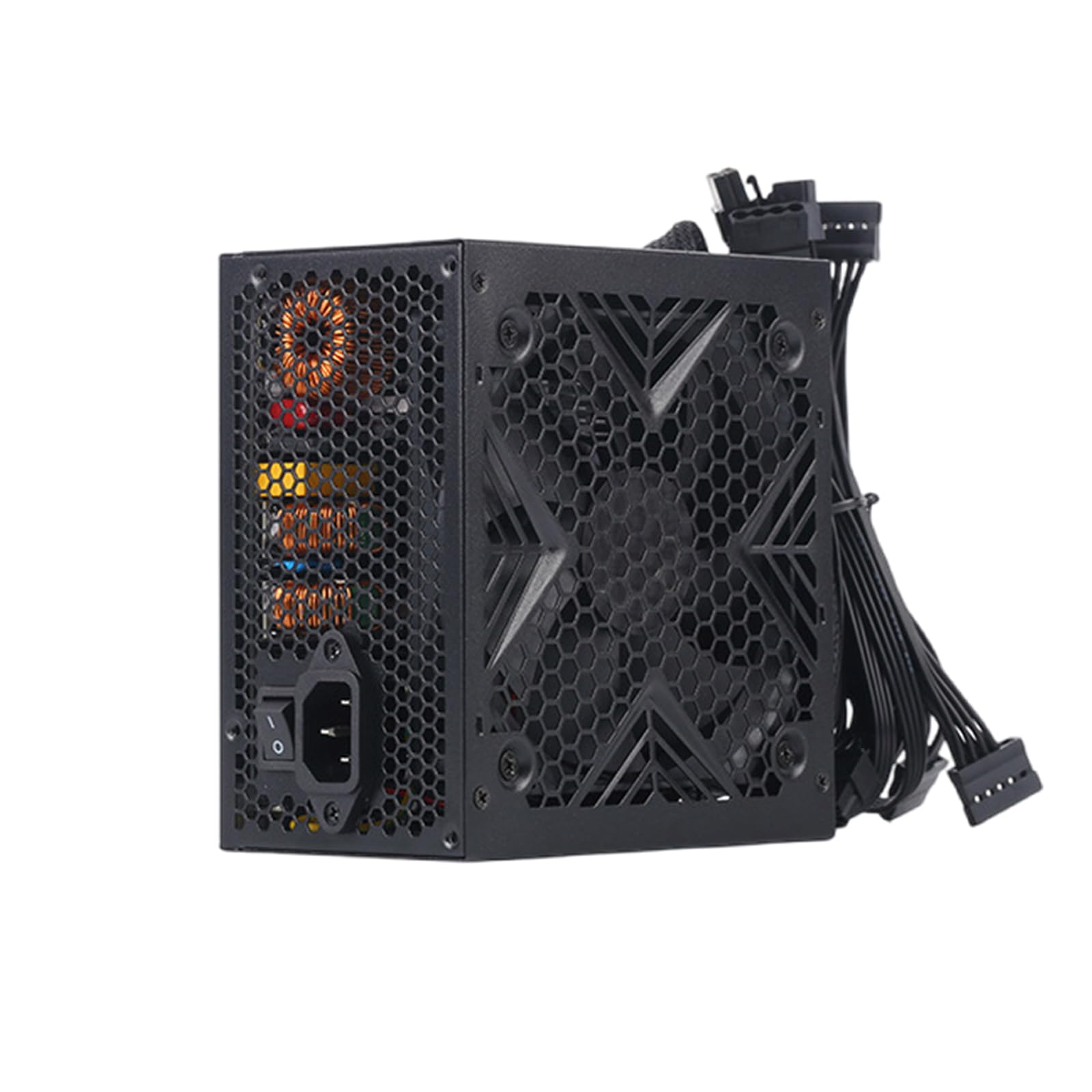 Fuente De Alimentación 550W/650W/750W para Gamers PC con Control Inteligente Ventilador Y Salida Voltajes Confiables para Juegos