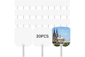 Sublimation Church Fans Handheld Set of 30