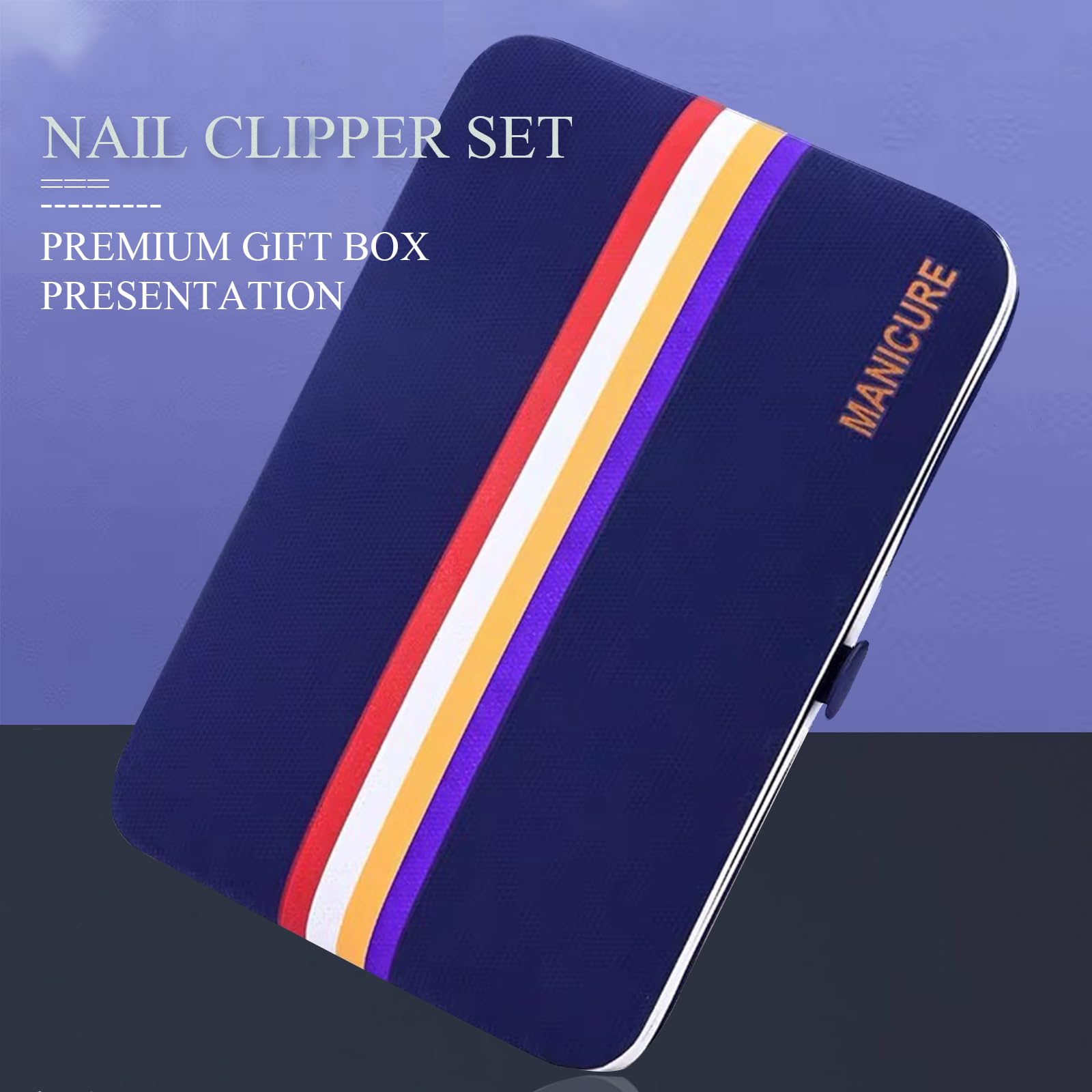 Rich Bunny Professional Nail Clippers Set, 11PCS Stainless Steel Manicure Set including Compact Travel Case - Image 4