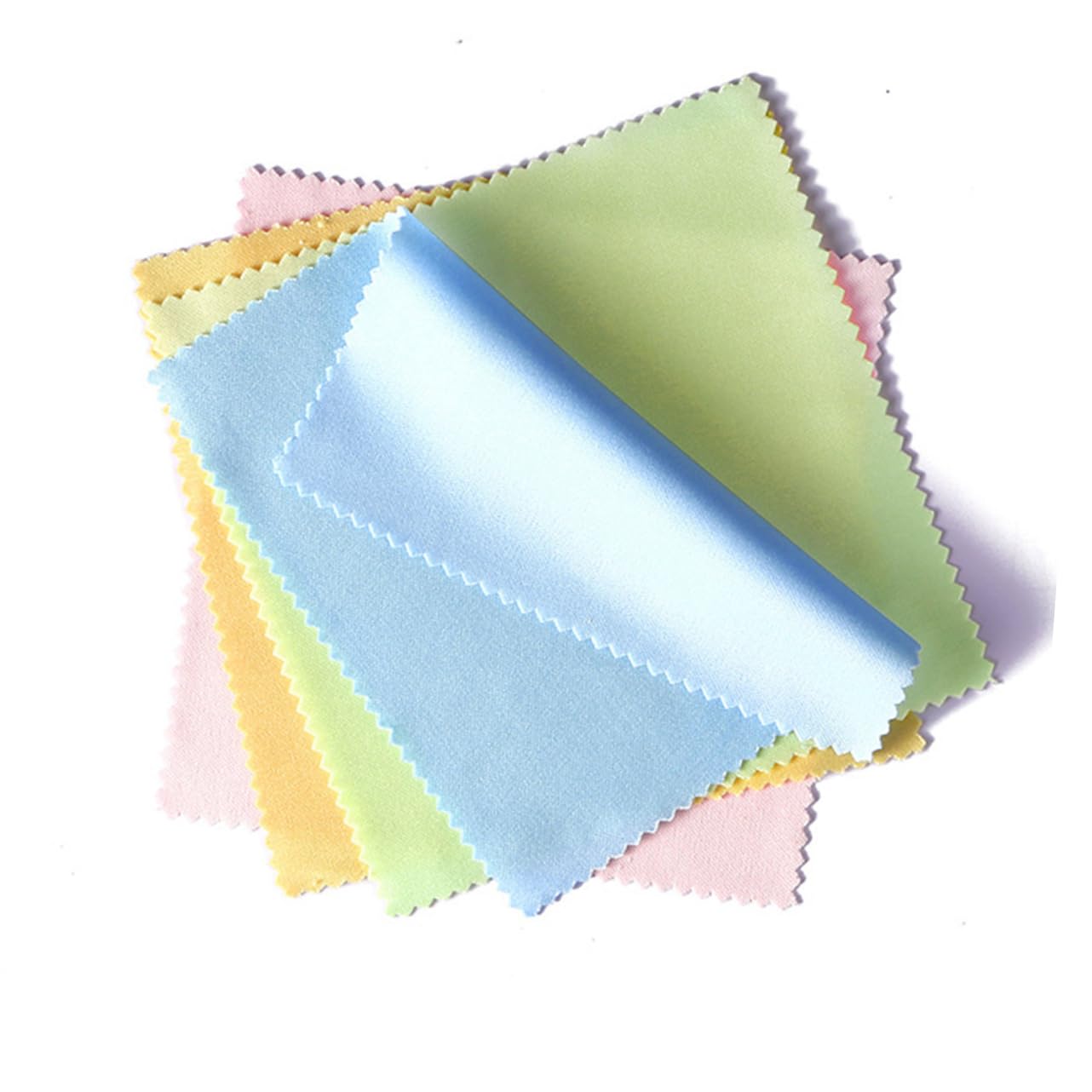 FRCOLOR 500 Pièces Chiffon à Lunettes Chiffons Pour Lunettes Lingettes Nettoyantes Pour Lunettes Petit Chiffon De Nettoyage Pour Lunettes Tissu à Lunettes Lingettes Pour Lunettes Tricot