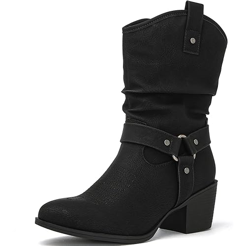 GLOBALWIN Women's The Western Cowboy Cowgirl Boots
