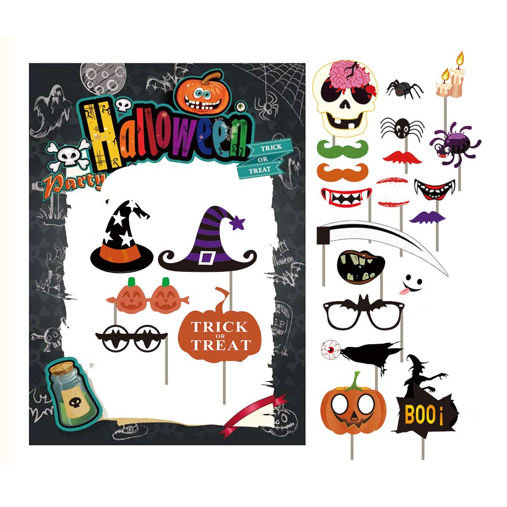 amazon-com-7-gost-halloween-party-card-masks-pumpkin-photo-booth-props-supplies-with-paper-frame-pack-of-28-home-kitchen for Free Printable Halloween Photo Booth Props Amazon.com: 7-gost Halloween Party Card Masks Pumpkin Photo Booth Props Supplies with Paper Frame(Pack of 28) : Home & Kitchen for Free Printable Halloween Photo Booth Props