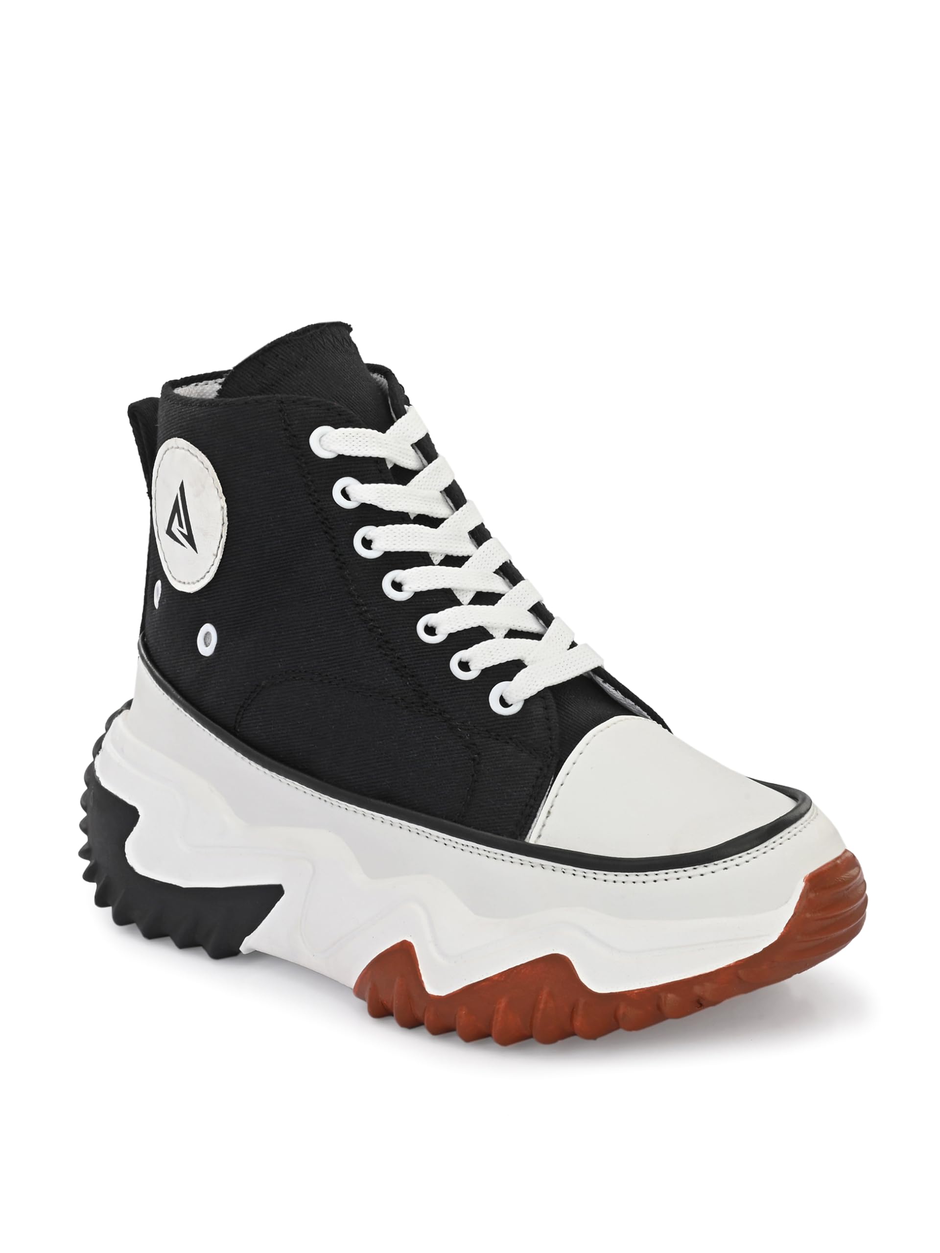 AFROJACK Womens Lace-Up Sneakers | Casual Comfortable Shoes for Girls w90 (Black) (B0CS3PTXP7) Amazon Price History, Amazon Price Tracker