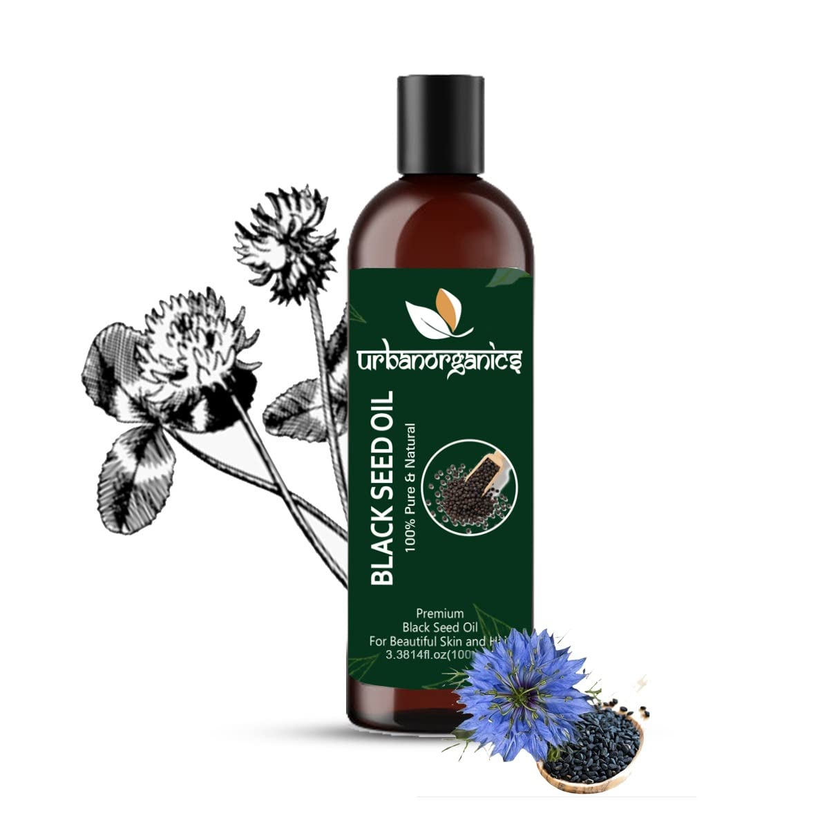 Urbanorganics Oil For Shine Hair, Skin Care, Moisturizing Dry Skin & Natural Oil | Anti-Hairfall | Promotes Hair growth, Softness & Shine, (100ml)