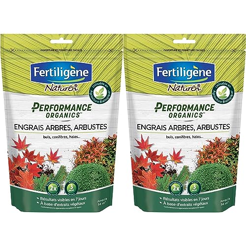 FERTILIGENE NATUREN POEARB7 - Engrais Granulés Performance Organics Arbres, Arbustes, Buis et Conifères UAB 700 g - Résultats dès 1 semaine - Avec extraits végétaux enrichi en guano marin - Pour 14m²