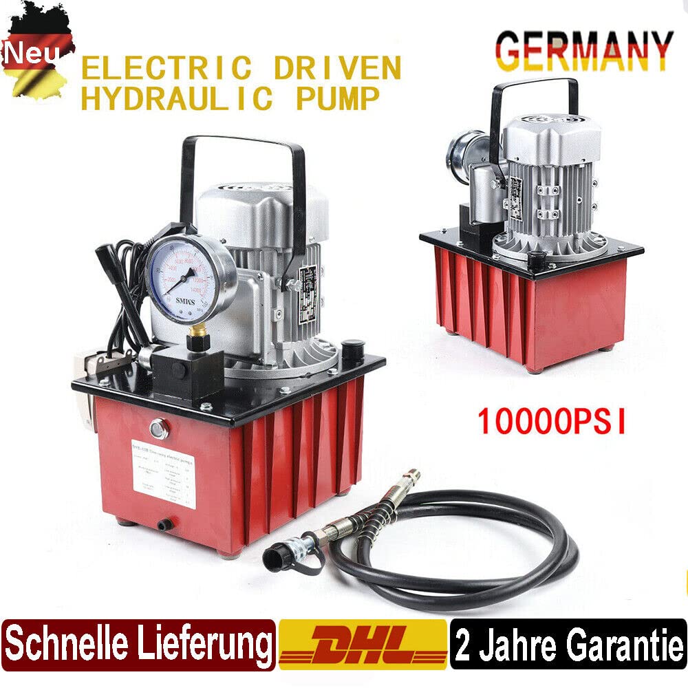 Pompa idraulica elettrica da 700 bar, pompa idraulica, 220 V, valvola manuale con tubo dell'olio, 750 W