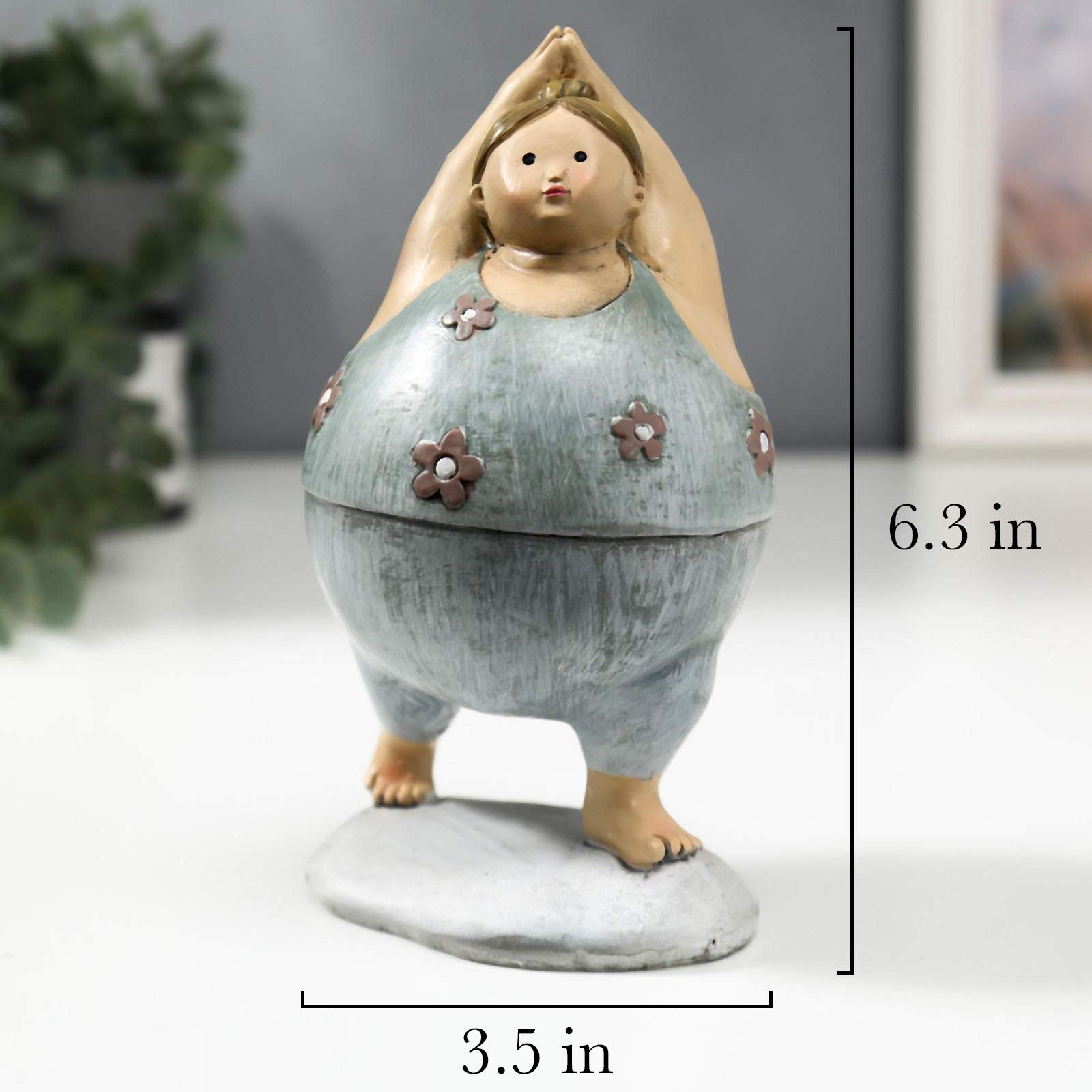 Statue Frau Wohndeko Mädchen, (Urdhva Hastasana)