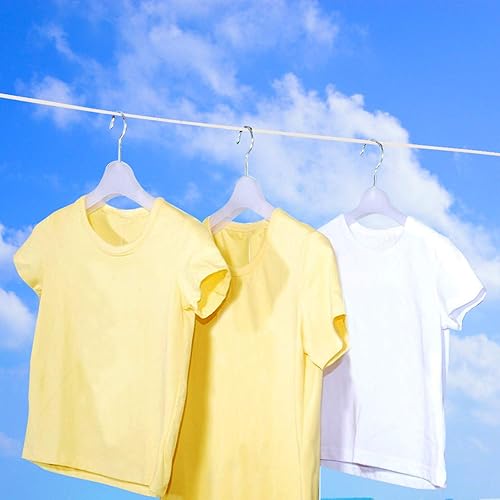 Miniatura 6 de KEILEOHO Cuerda de algodón natural de 14 de pulgada, 328 pies de longitud, cuerda blanca para colgar en la pared, cuerda para colgar en la pared