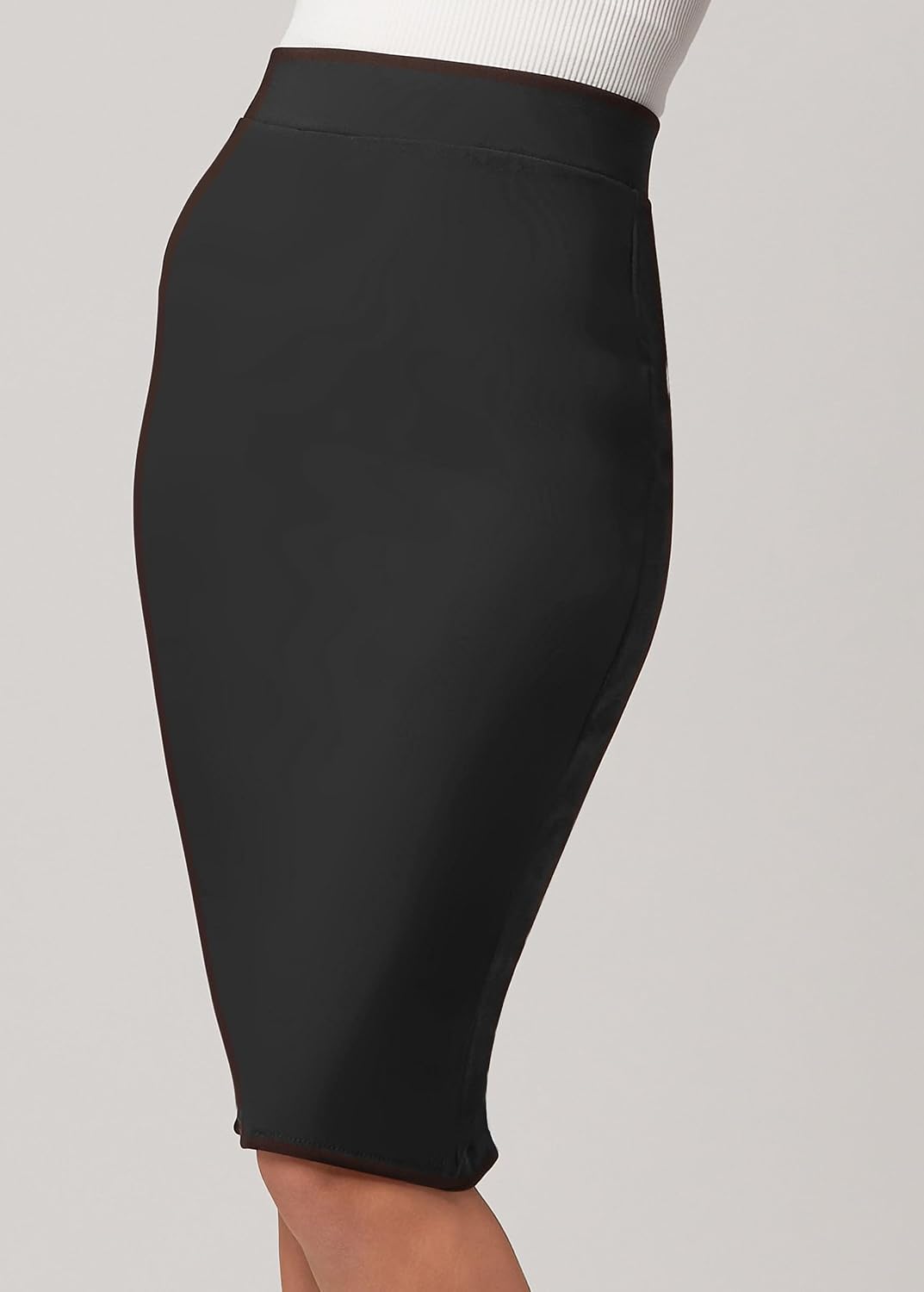 Conceited Skirts for Women - Stretch Pencil Skirt - Wear to Work - Pull On - Midi Length in Regular and Plus Size