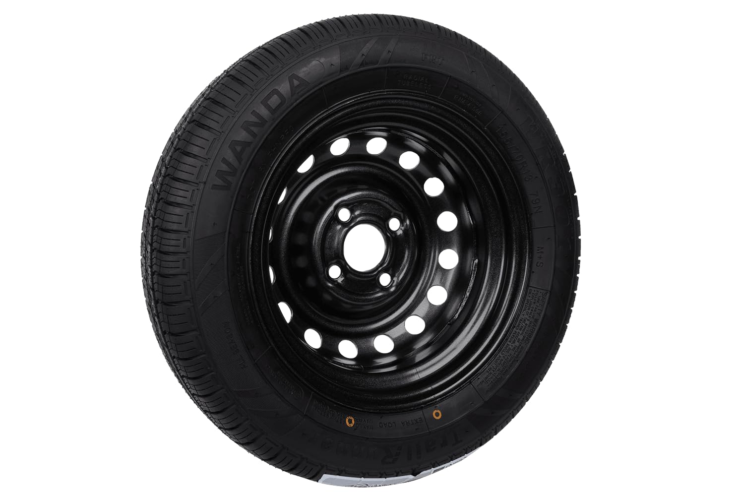 UNITRAILER Ruota per rimorchio rinforzata 155/70 R13 XL, 4JX13 4x100