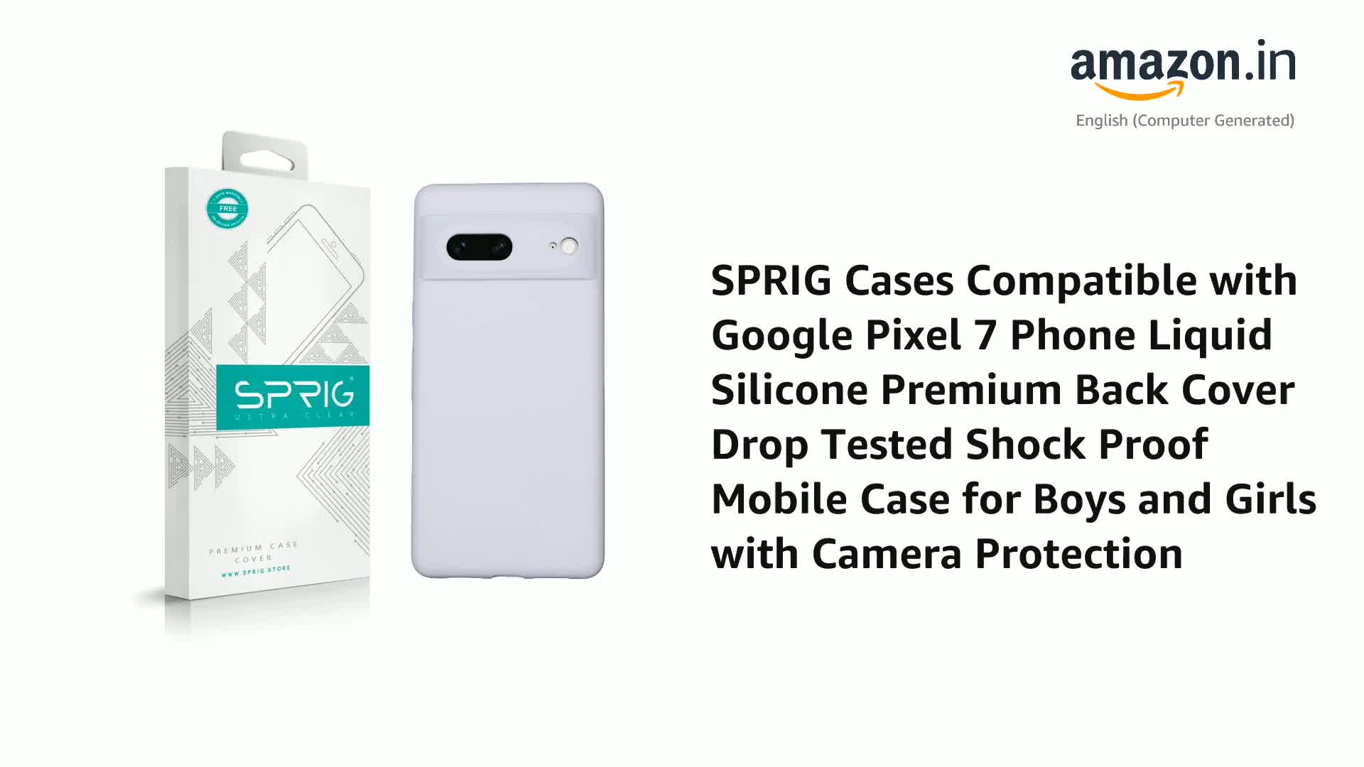 SPRIG Cases Compatible with Google Pixel 7 Phone Liquid