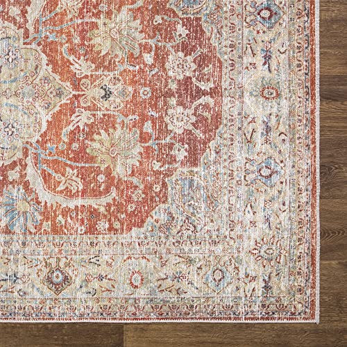Tapete Tradicional Bloom Rugs Caria 5x7 Naranja miniatura 6
