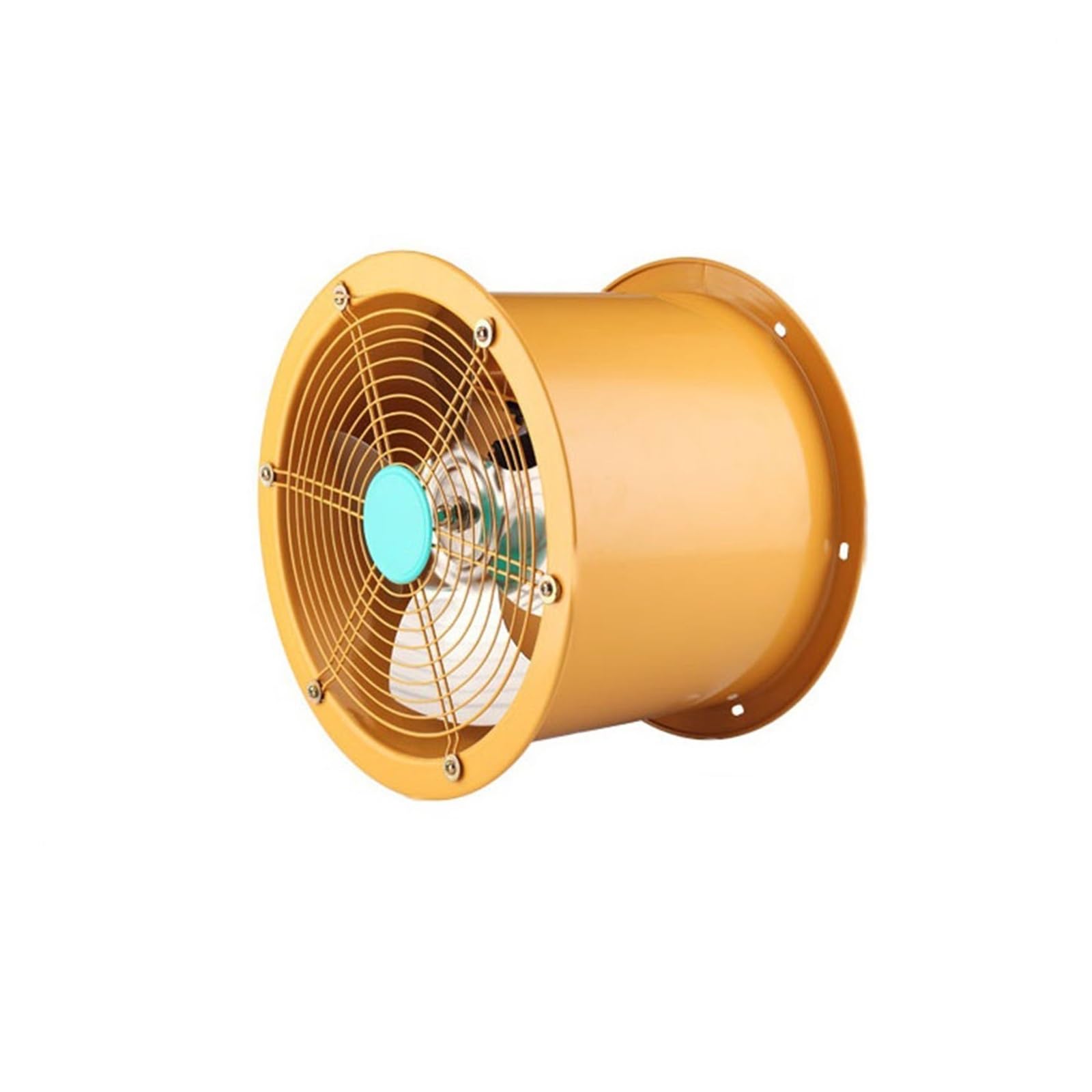 Ventilador Ventilador de escape de ventilación Industrial de alta potencia, Extractor de humo de cilindro de alta velocidad for cocina doméstica, potente ventilador de escape Cuarto de baño(10 inch)