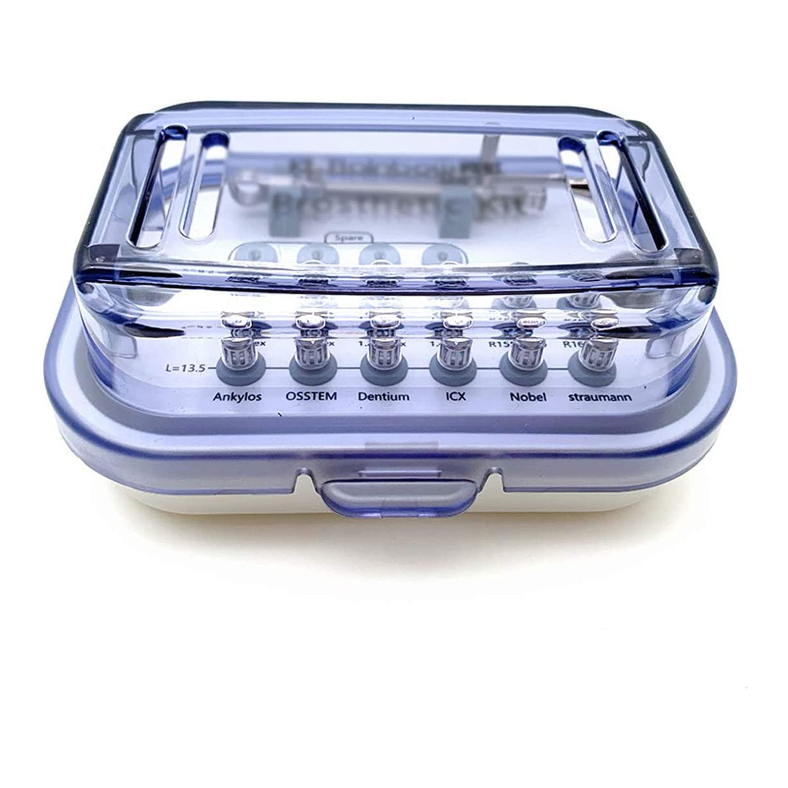 Rvlaugoaa Dental Prosthetic Kit,Dental Implant Tool Torque Wrench Box Dental Screwdriver Implant Wre