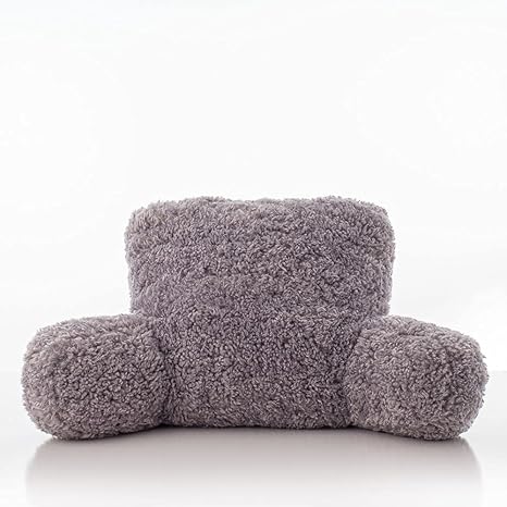 fuzzy fox bed rest pillow