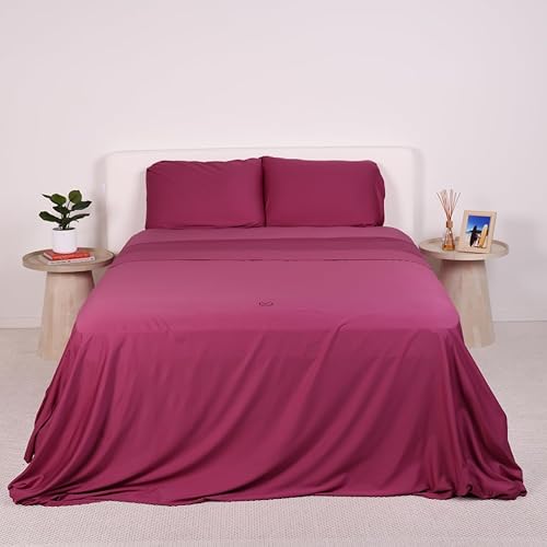 Miniatura 7 de THE LAD COLLECTIVE Juego de ropa de cama 2.0, cómodo, suave y fácil de usar, juego de sábanas de algodón de 4 piezas, tamaño individual XL, Mossman