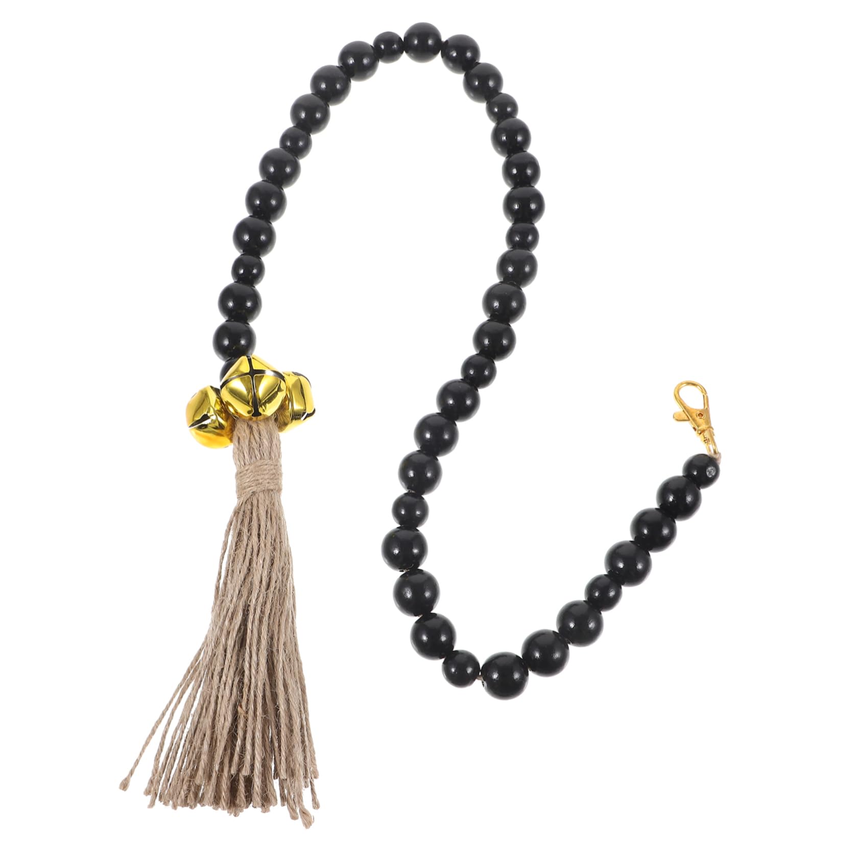 BESPORTBLE Professional Dog Training Bell Pet Doorbell Beads Rustic Hanging Bell Safe for Pets Easy to Install for Potty