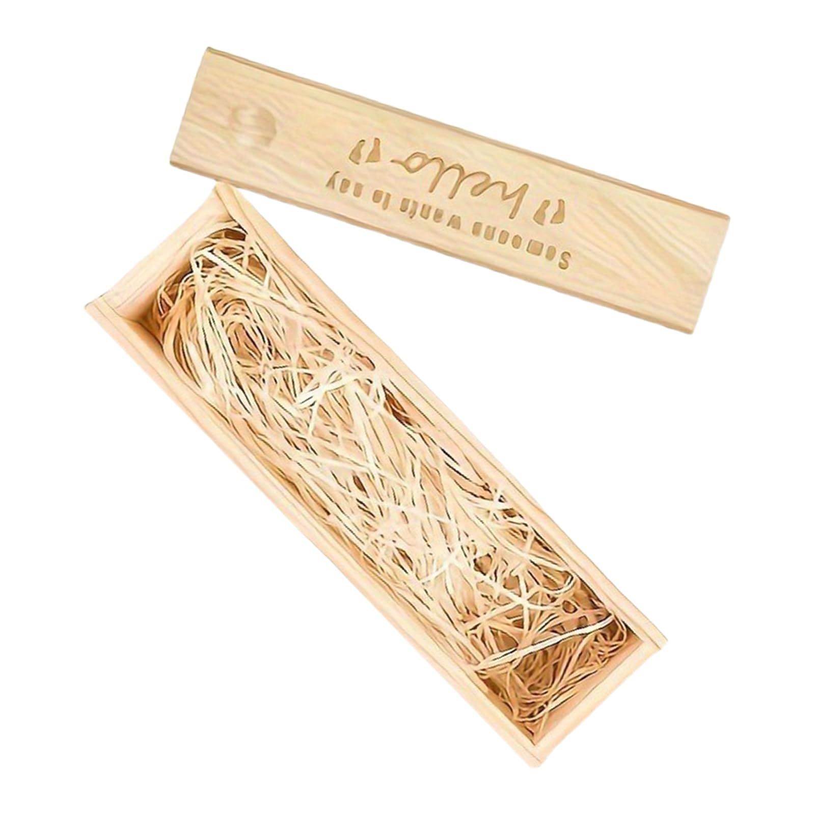 Nucelit Wood Pregnancy Storage Box for Storing Pregnancy Tests Stick for Expecting Mother Featuring Portable Design Portable Wood Memory Box