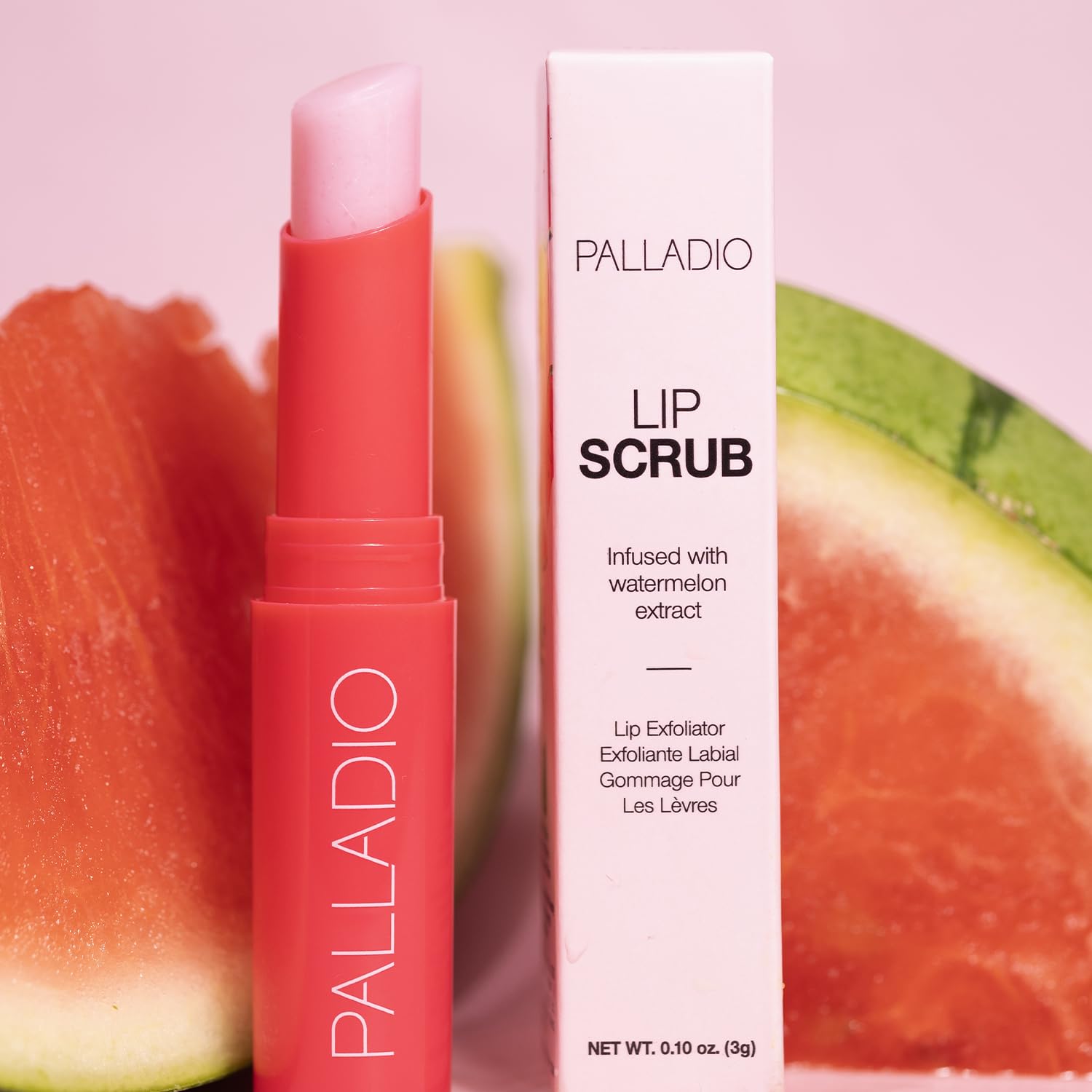 Exfoliante de labios hidratante perfumado para exfoliar y suavizar los labios, infundido con extracto de sandía, coco y vitamina E, vegano y libre de crueldad animal 6