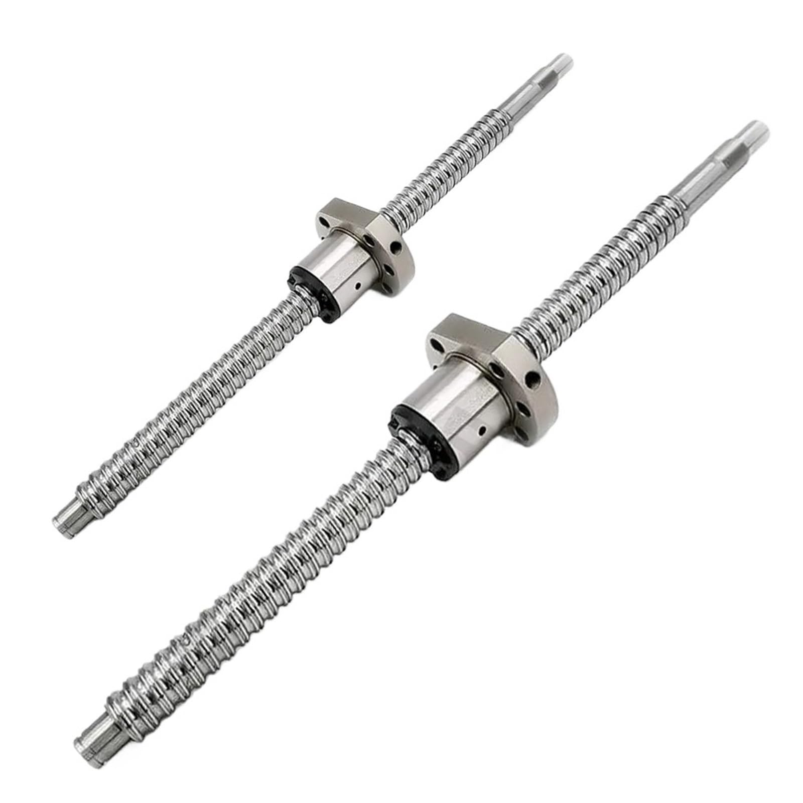Mandrino a sfera senza gioco L1050 – 1400 mm, lavorato C7 SFS3220 con rullo a flangia, dado a sfera singola BK/BF estremità per parte (1150 mm)