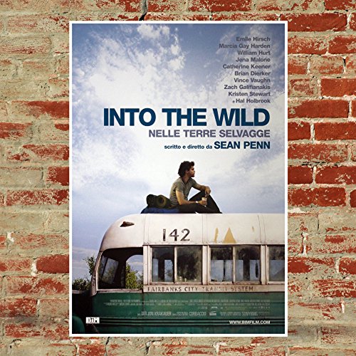 Poster Into The Wild 100x70 CM l'appel des grands espaces en décoration