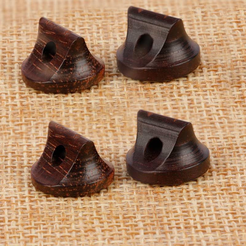 LANDTOM Concert-level Wood Erhu Bridges Old Redwood Erhu Fittings Erhu Instrument Musical Instrument Parts (4pcs)