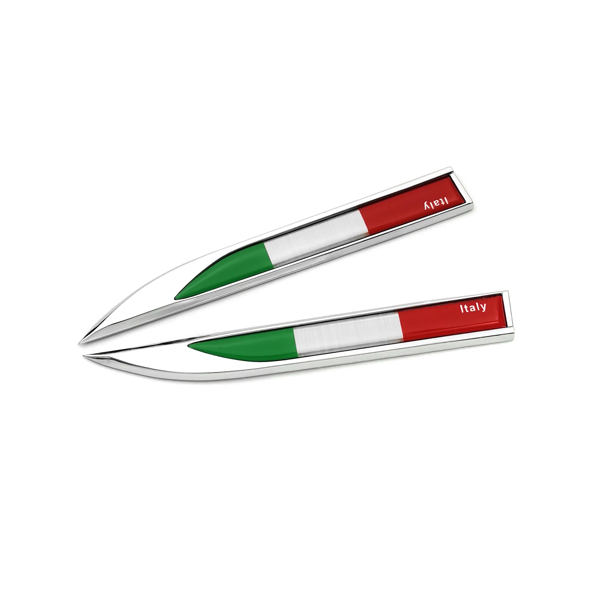 Autocollant Rayures Drapeau Italien 300cm X 7.5cm - Décoration Voiture PVC Adhésif Haute Qualité