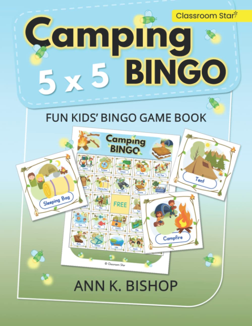 Camping Bingo: 5 x 5, Fun Kids' Bingo Game and Activity Book