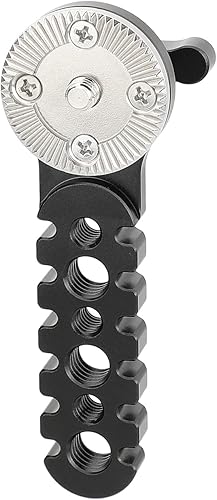 CAMVATE Brazo de extensión Rosette con tornillo de rosca M6 para plataforma de jaula de cámara DSLR (negro) - 3099