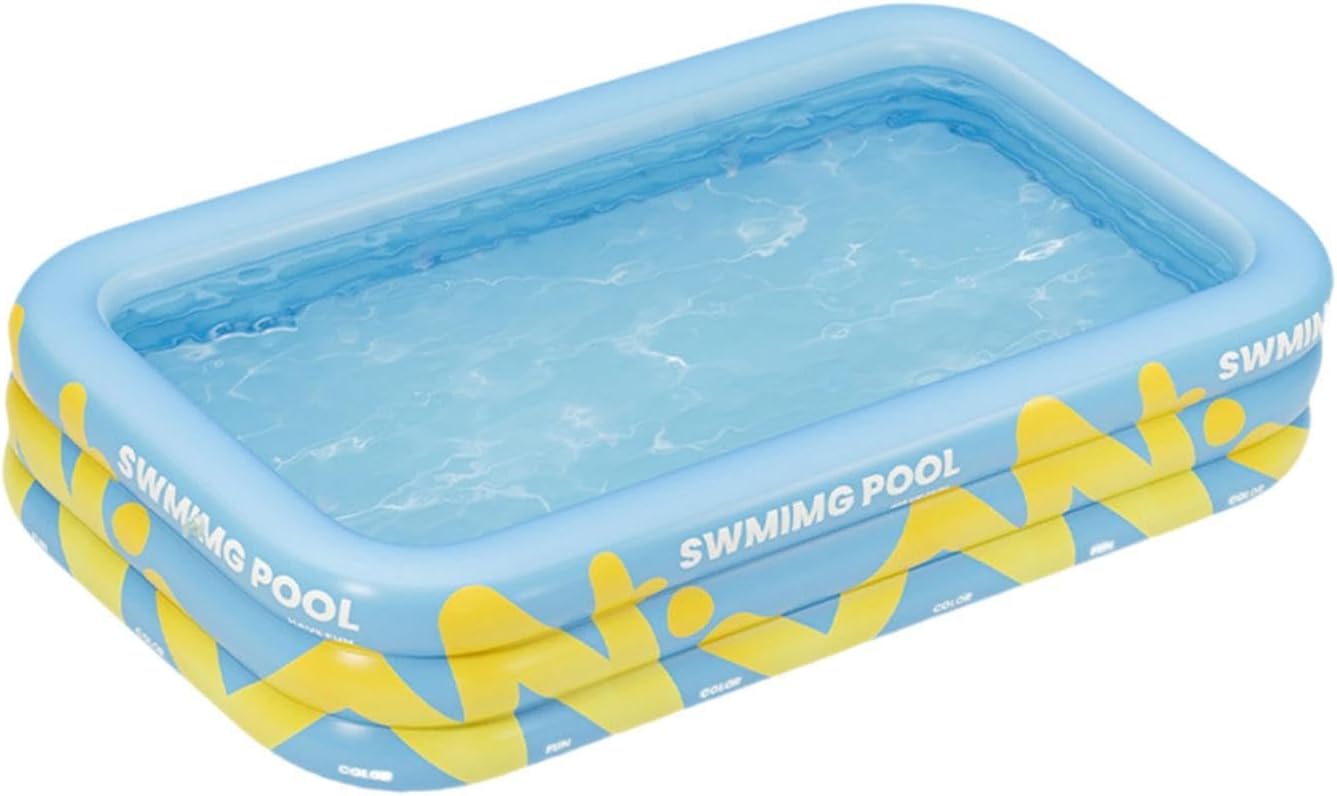 CALANDIS™ Inflatable Swimming Pool Paddling Pool for Kids and Adults Lawn Outdoor Blue 2.1m | Inflatable & Kid Pools | Swimming Pools | Pools & Spas | Yard, Garden & Outdoor Living