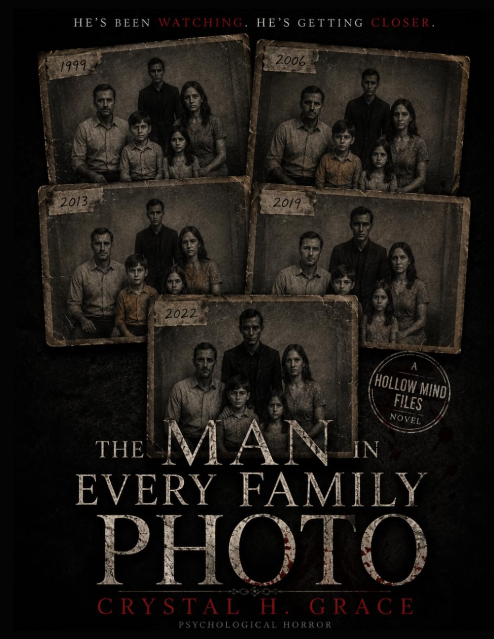 The Man in Every Family Photo (The Hollow Mind Files Book 2): A Psychological Horror Novel of Forgotten Faces, Altered Memories, and Reality Erasure