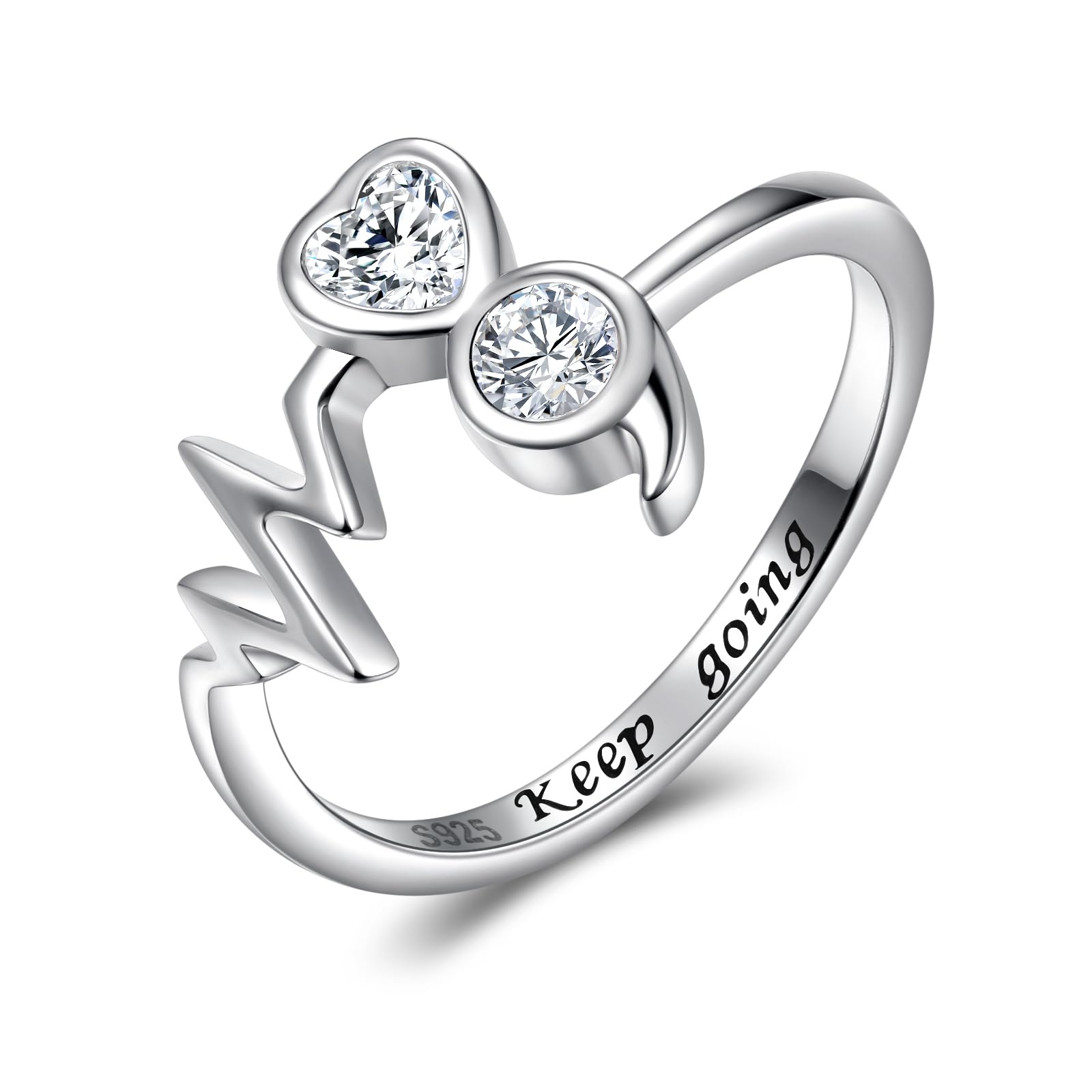 Ring 925 Silver Semicolon Ring Semicolon Ring