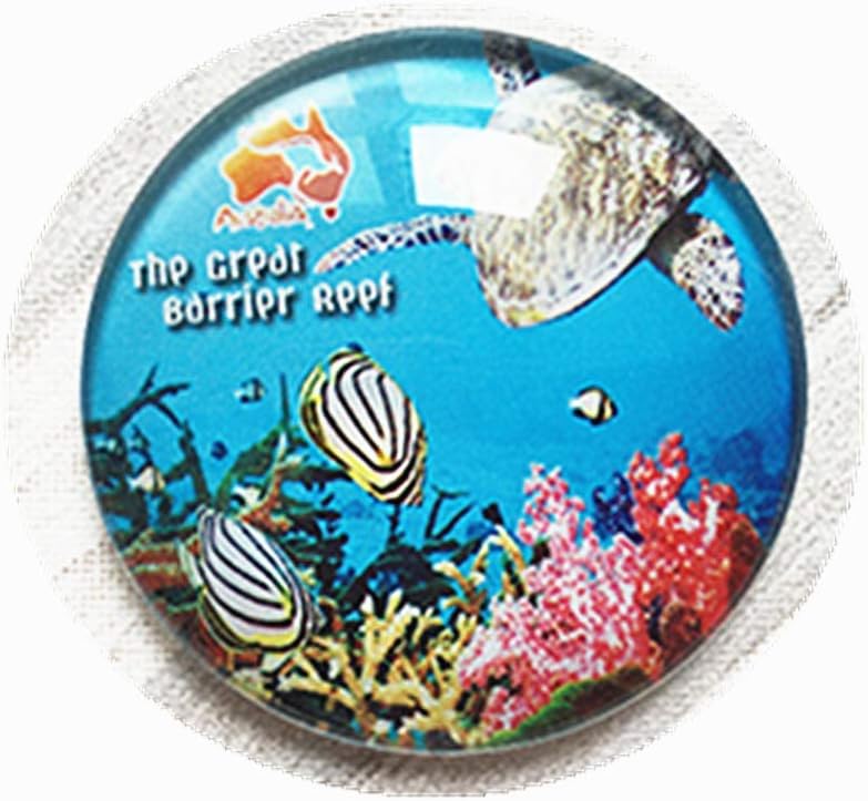 The Great Barrier Reef Australia Fridge Magnet Souvenir Gift,Home & Kitchen Decoration Magnetic Sticker Refrigerator Magnet Collection