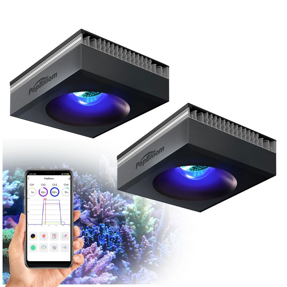 PopBloom 2X RL90 luci per acquari di barriera spettro completo barriera corallina marina a led per acquario 80CM-120CM SPS LPS Marine Corals