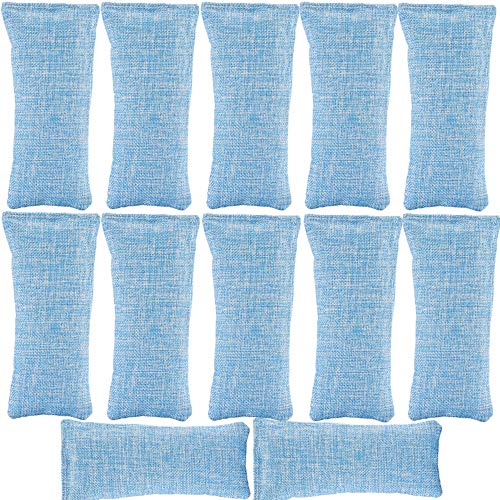 靴 消臭 除湿 竹炭 消臭剤 繰り返し使用可 ブルー