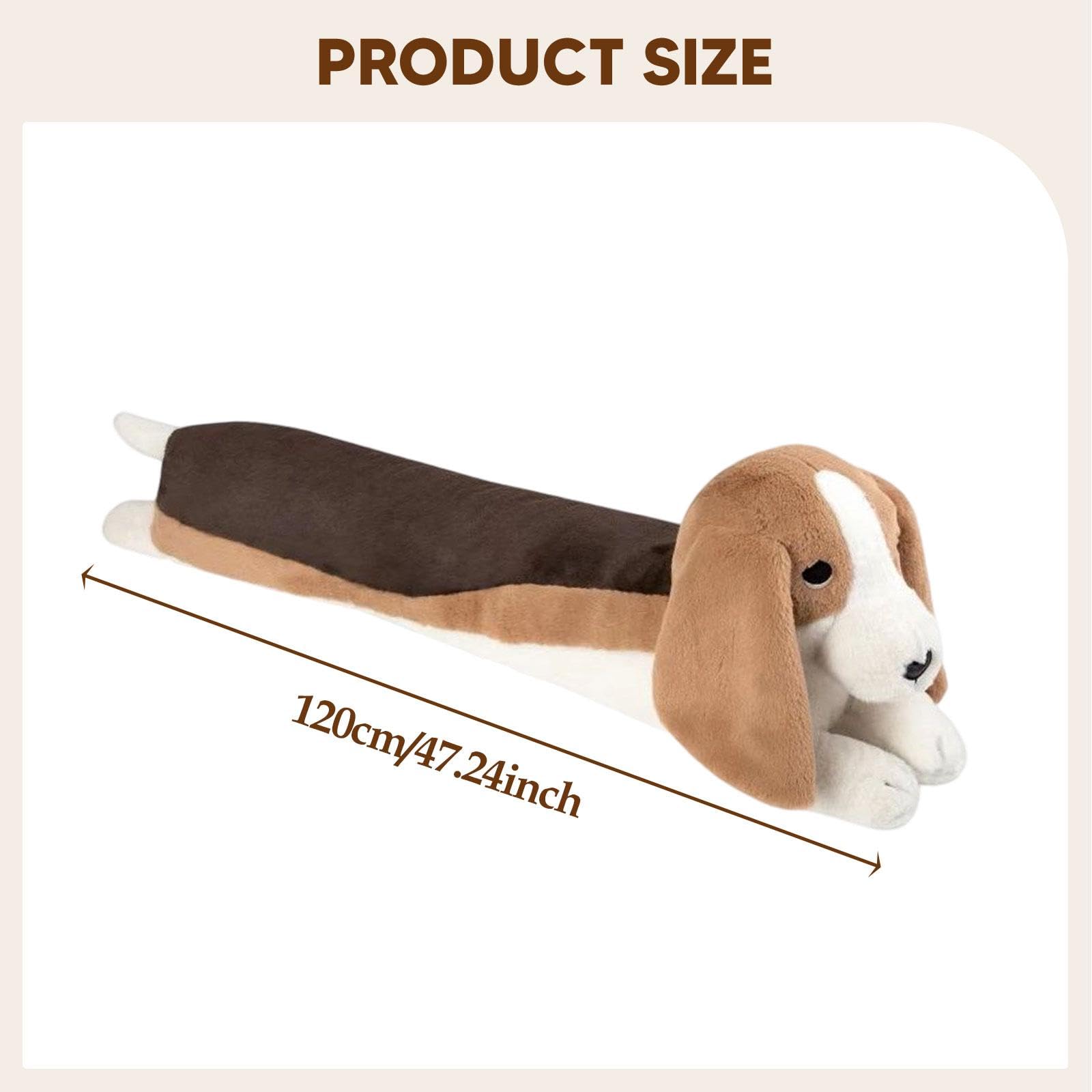 Amagogo Peluche de Beagle para decoración del hogar, Bonito Perro de Peluche Multiusos, compañero para sofá, Dormitorio.